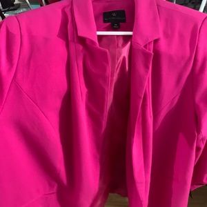 Worthington hot pink blazer Sz 1x euc